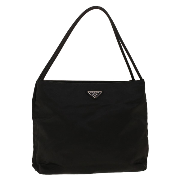 PRADA Shoulder Bag Nylon Black Auth bs5226 - Picture 1 of 16
